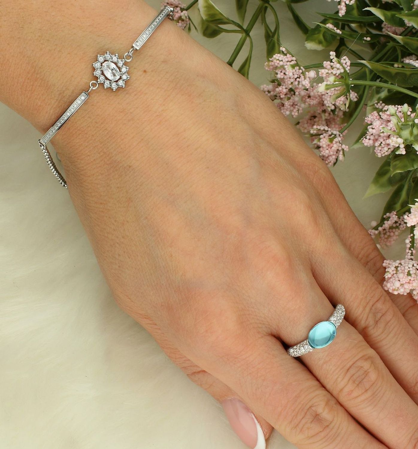 Bransoletka damska Nomination Royaldream z markizą z cyrkonii 029800 039.png